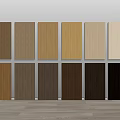 Various Wooden Wall Paneling Options In Different Natural Color Tones For Home Decor