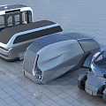 Futuristic Concept Vehicles With Sleek Design And Compact Urban Mobility