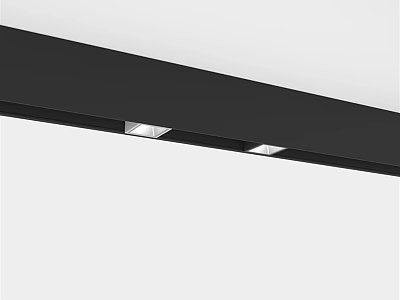 Modern Ceiling Downlights And Spotlights With Black Linear Frame For Indoor Lighting 3d model