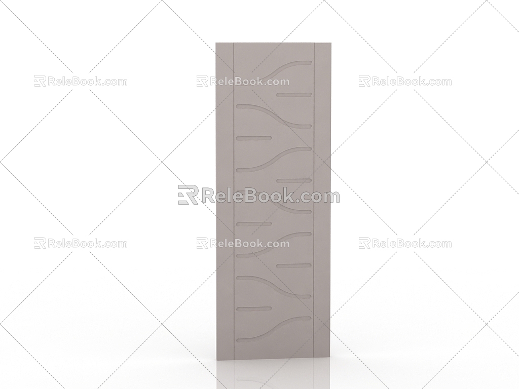 Jane ou door core door leaf 3d model