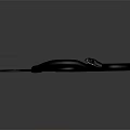 Realistic Black Snake Coiled With Raised Head On Gray Gradient Background