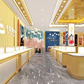 China Gold Jewelry Store With Golden Exterior And Trustworthy State Owned Enterprise Brand