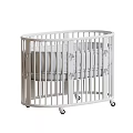 Modern Cribs Children's Bed Collection 3d model