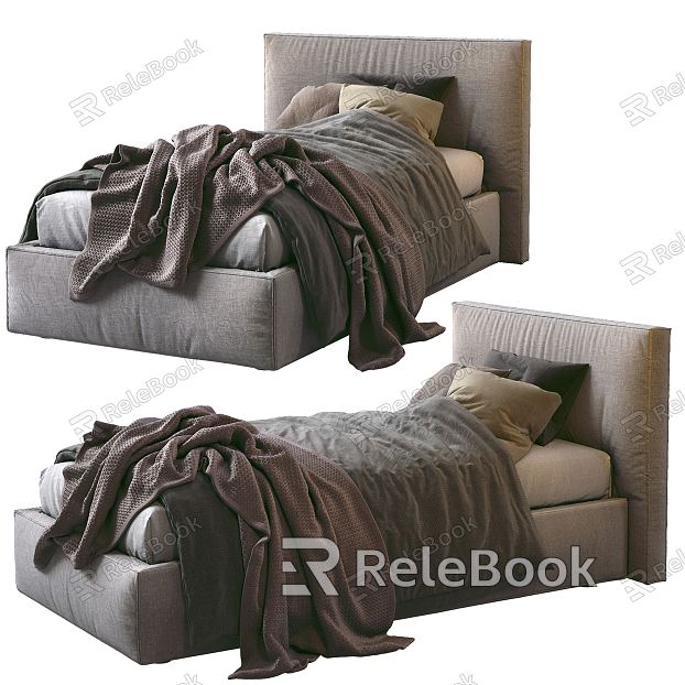 Modern Single Bed Fabric Single Bed model