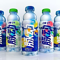 Beverage soda pulsating cans bottles coke bottles beverage drinks Fanta 3d model