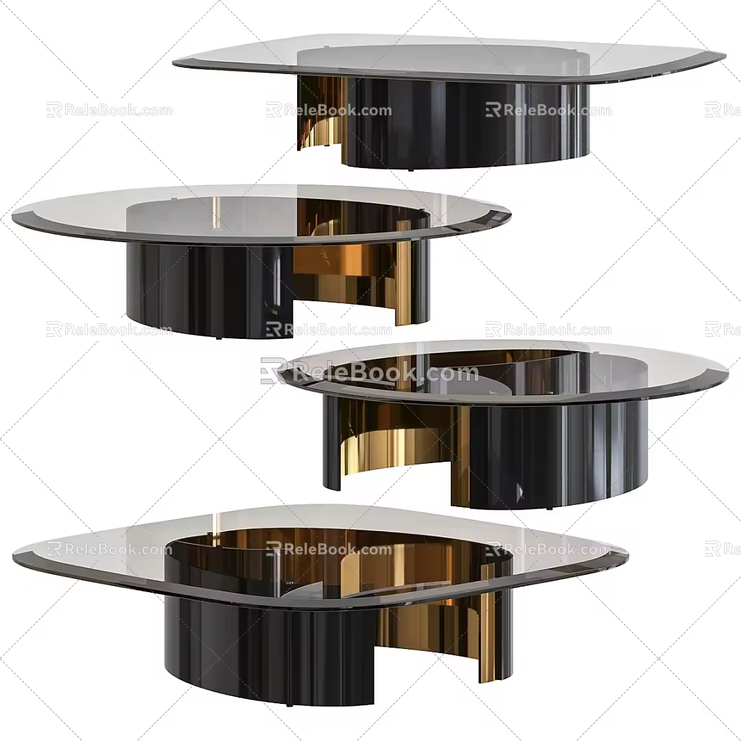 Modern Coffee Table Modern Coffee Table Side Table Round Table Simple Home Furniture 3d model