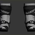 Paris Brand Black And White Motorcycle Boots With Protective Design And Stylish Look