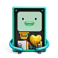 Modern game machine game machine doll 3d model