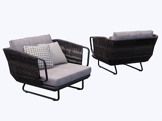 modern outdoor chair 3d model