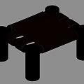 Modern Shoe Changing Stool Low Stool Shoe Changing Stool Bench Stool 3d model