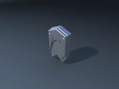 Sturdy Metal Public Facilities Control Box With Switch And Utility Design For Public Areas 3d model