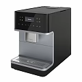 Modern Miele Coffee Machine With Black And Silver Stylish Design For Kitchen