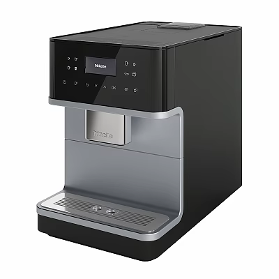 Modern Miele Coffee Machine With Black And Silver Stylish Design For Kitchen 3d model