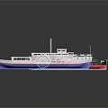 Two Different Ship Models Displayed On Dark Background