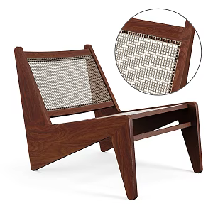 Rattan Chair Leisure Chair 3d model