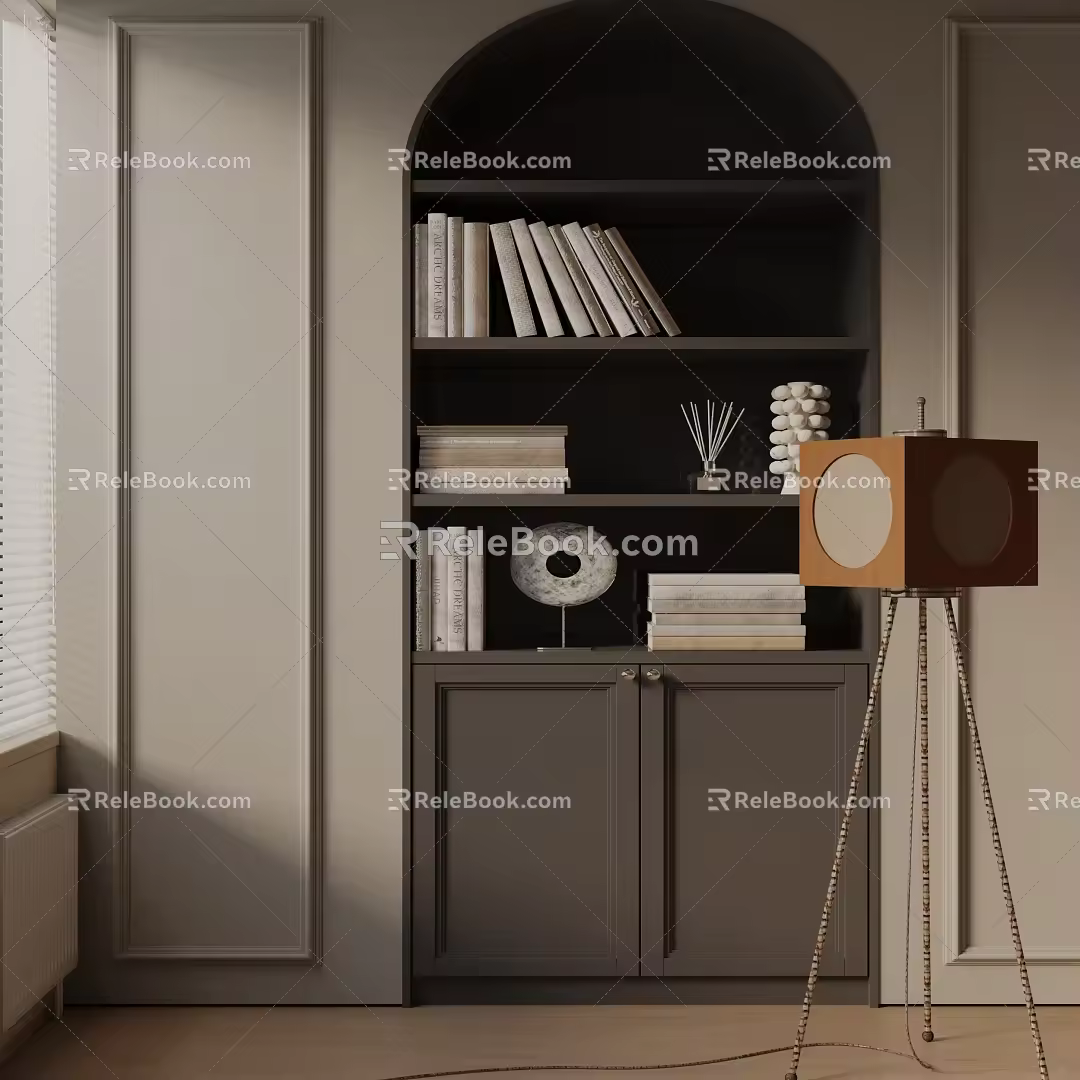 Modern floor lamp 3d model