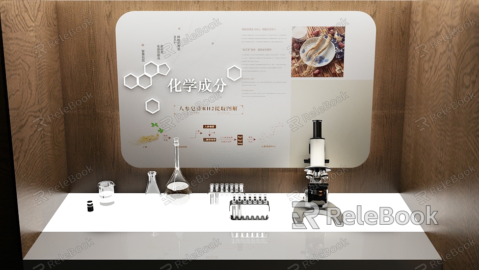 Modern Microscope Experiment model