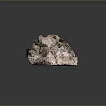 Natural Pink Stone With Wood Like Textures And Irregular Shape