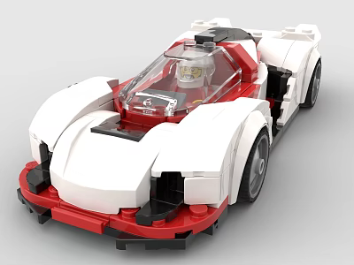 LEGO Toy sports car Car Vehicle Supercar 3d model