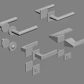 Black Door Handles Featuring Various Modern Styles And Designs For Home Use