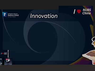 Innovation Themed Photo Check In Spot With NUBIS China Logo 3d model