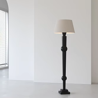 French retro floor lamp 3d model