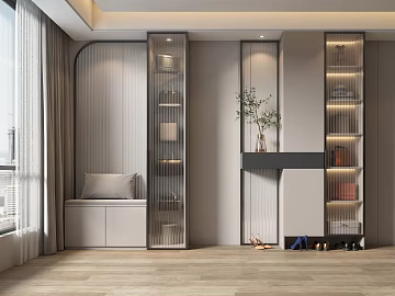 Modern Shoe Cabinet Entrance Cabinet (ID:ggagh093662)