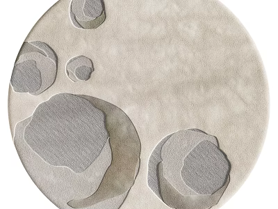Round carpet 3d model