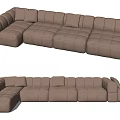 Modern Multiplayer Sofa 3d model
