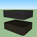 Modern Dark Wood Bedside Table With Sleek Design And Single Drawer Storage