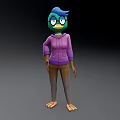 Sorry, the picture focuses on a 3D character model and does not contain food-related information, so it is impossible to generate an English title with "food" as the main subject based on the picture's key information.