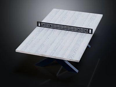 Sports Equipment Adjustable Fitness Training Table With Wooden Top And Blue Frame 3d model