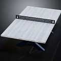 Sports Equipment Adjustable Fitness Training Table With Wooden Top And Blue Frame
