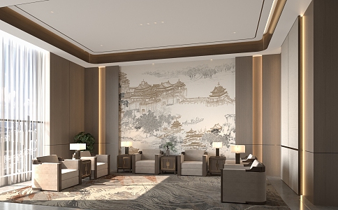 VIP Reception Room Reception Room 3d model