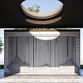 New Chinese Gate Entrance Gate 3d model
