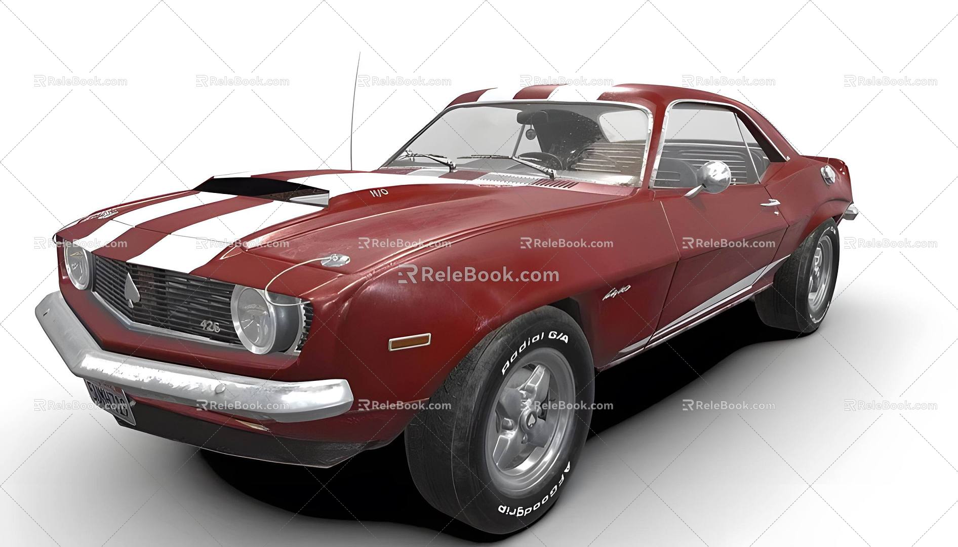 muscle car 3d model