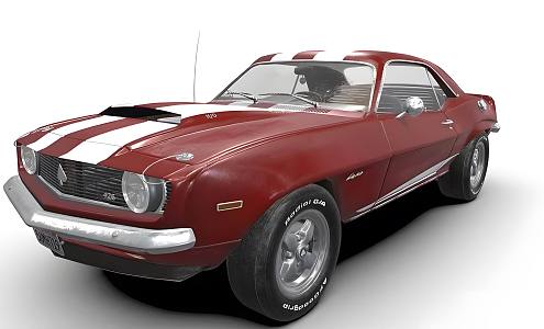 muscle car 3d model