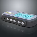 General Digital Timer With LCD Display And Control Buttons For Time Tracking 3d model