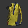 Yellow Pikachu Backpack With Cartoon Design Black Ears Red Cheeks And Pokémon Logo
