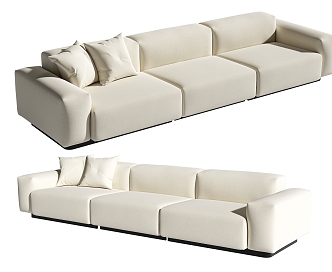 Modern Multiplayer Sofa 3d model