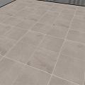 Warm Matte Brick Soft Brick Micro Cement Cream White Brick Guest Restaurant Floor Tile 3d model