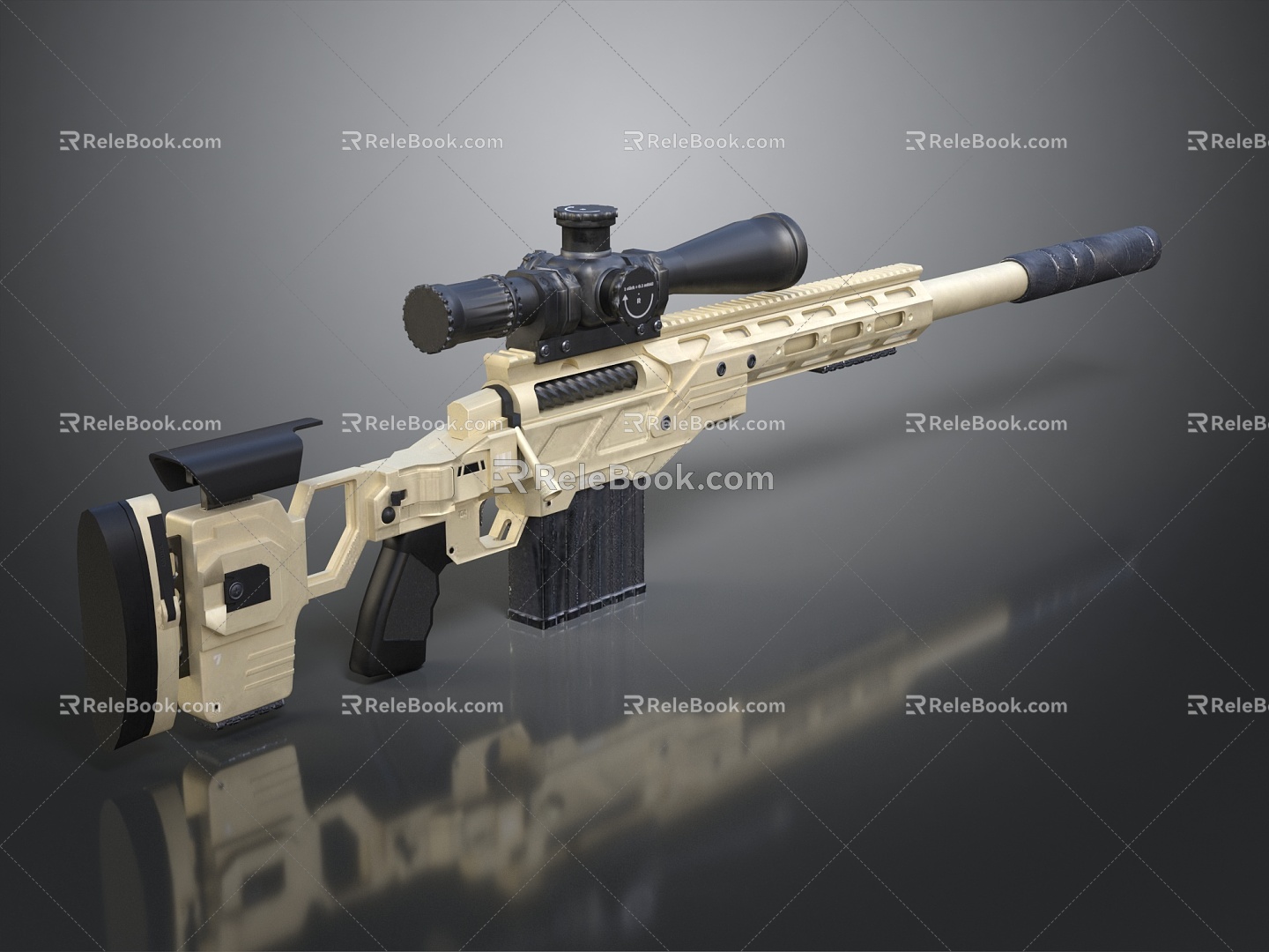 Modern Sniper Rifle model