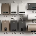 Household Appliances Various Water Heaters With Modern Design And Different Styles For Home Use