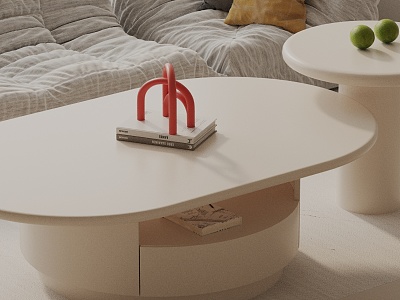 Modern coffee table model