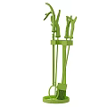 Classic Fireplace Tools Set With Iron Poker Tongs Shovel And Stand