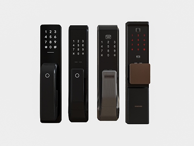 Modern smart lock fingerprint lock password lock model