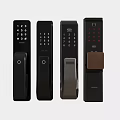 Modern smart lock fingerprint lock password lock 3d model