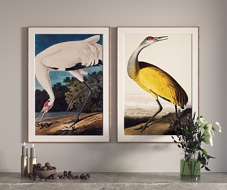 Modern Animal Painting Hanging Painting Decorative Painting 3d model