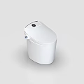 White Smart Toilet With Modern Design And Sleek Appearance In Detailed Views