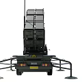 MIM104 THAAD Missile System Patriot Missile System X-band Radar Subgrade End Interception Radar Vehicle Missile Vehicle US Army Equipment Weapon 3d model